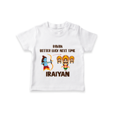 Ravan Better Luck Next Time Dussehra T shirt - WHITE - 0-5 Months Old (Chest 17")