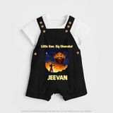 Little Ram Big Dhamaka Dussehra Dungaree - BLACK - 0 - 5 Months Old (Chest 18")