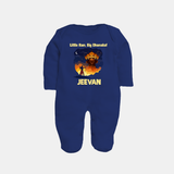 Little Ram Big Dhamaka Dussehra Fullbody suit - NAVY BLUE - New Born (Chest 7.5")