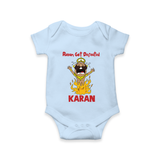 Ravan Defeat Celebration Dussehra Romper - BABY BLUE - New Born (Chest 14")