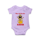 Ravan Defeat Celebration Dussehra Romper - LILAC - New Born (Chest 14")