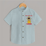 Ravan Defeat Celebration Dussehra Shirt - ARCTIC BLUE - 0 - 6 Months Old (Chest 23")