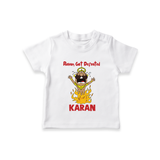 Ravan Defeat Celebration Dussehra T shirt - WHITE - 0-5 Months Old (Chest 17")