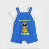 Ravan Defeat Celebration Dussehra Dungaree - COBALT BLUE - 0 - 5 Months Old (Chest 18")