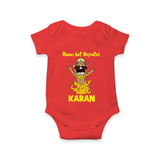 Ravan Defeat Celebration Dussehra Romper - RED - New Born (Chest 14")