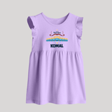 Dussehra Victory Celebration Baby Frock - LILAC - 0 - 3 Months Old (Chest 17")