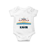 Dussehra Victory Celebration Romper - WHITE - New Born (Chest 14")