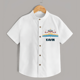 Dussehra Victory Celebration Shirt - WHITE - 0 - 6 Months Old (Chest 23")