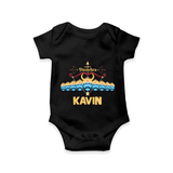Dussehra Victory Celebration Romper - BLACK - New Born (Chest 14")