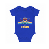 Dussehra Victory Celebration Romper - COBALT BLUE - New Born (Chest 14")