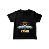 Dussehra Victory Celebration T shirt - BLACK - 0-5 Months Old (Chest 17")