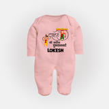 Ravan Ten Heads Triumph Dussehra Fullbody suit - BABY PINK - New Born (Chest 7.5")