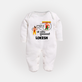 Ravan Ten Heads Triumph Dussehra Fullbody suit - WHITE - New Born (Chest 7.5")