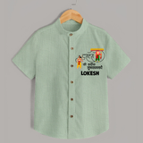 Ravan Ten Heads Triumph Dussehra Shirt - MINT GREEN - 0 - 6 Months Old (Chest 23")