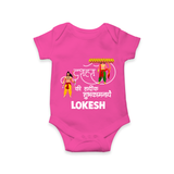 Ravan Ten Heads Triumph Dussehra Romper - HOT PINK - New Born (Chest 14")