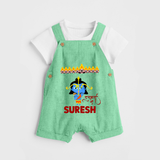 Ram Ravan Battle Story Dungaree - GREEN - 0 - 5 Months Old (Chest 18")