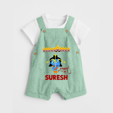 Ram Ravan Battle Story Dungaree - MINT GREEN - 0 - 5 Months Old (Chest 18")