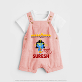 Ram Ravan Battle Story Dungaree - PEACH - 0 - 5 Months Old (Chest 18")