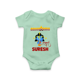 Ram Ravan Battle Story Romper - MINT GREEN - New Born (Chest 14")