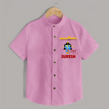 Ram Ravan Battle Story Shirt - BABY PINK - 0 - 6 Months Old (Chest 23")