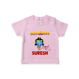 Ram Ravan Battle Story T shirt - BABY PINK - 0-5 Months Old (Chest 17")