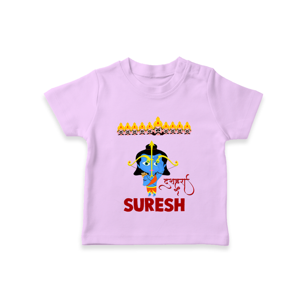 Ram Ravan Battle Story T shirt - LILAC - 0-5 Months Old (Chest 17")