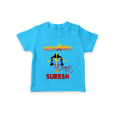 Ram Ravan Battle Story T shirt - SKY BLUE - 0-5 Months Old (Chest 17")