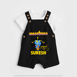 Ram Ravan Battle Story Dungaree - BLACK - 0 - 5 Months Old (Chest 18")