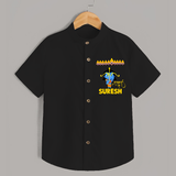 Ram Ravan Battle Story Shirt - BLACK - 0 - 6 Months Old (Chest 23")