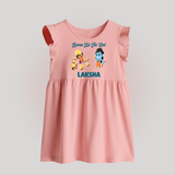 Ravan Ka The End Dussehra Baby Frock - BABY PINK - 0 - 3 Months Old (Chest 17")