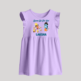 Ravan Ka The End Dussehra Baby Frock - LILAC - 0 - 3 Months Old (Chest 17")
