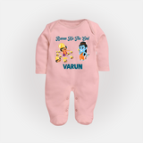 Ravan Ka The End Dussehra Fullbody suit - BABY PINK - New Born (Chest 7.5")
