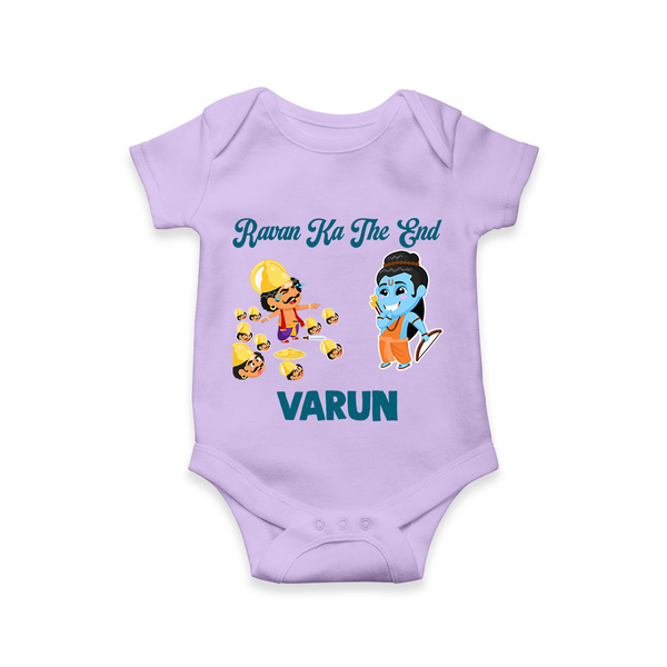 Ravan Ka The End Dussehra Romper - LILAC - New Born (Chest 14")