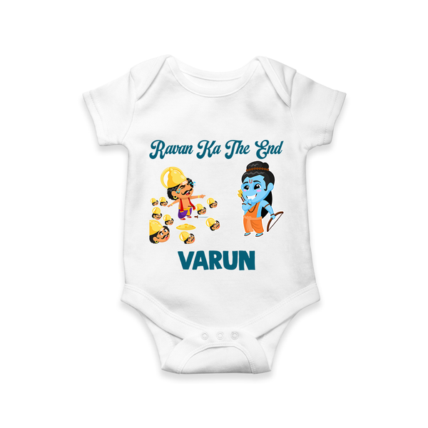 Ravan Ka The End Dussehra Romper - WHITE - New Born (Chest 14")