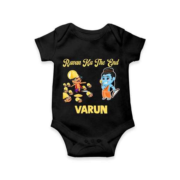 Ravan Ka The End Dussehra Romper - BLACK - New Born (Chest 14")