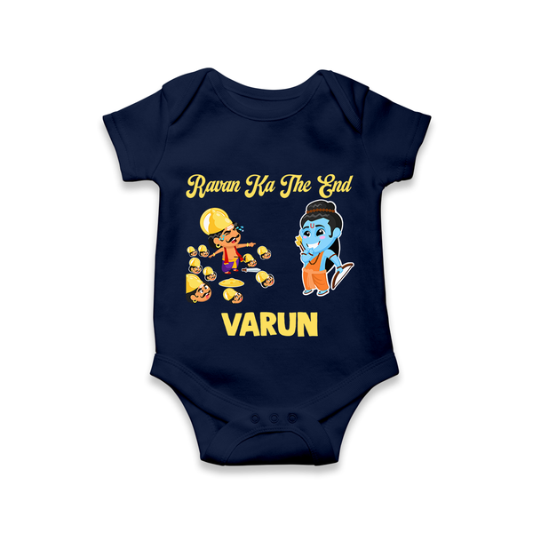 Ravan Ka The End Dussehra Romper - NAVY BLUE - New Born (Chest 14")