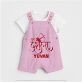 Ram Arrow Victory Dussehra Dungaree - BABY PINK - 0 - 5 Months Old (Chest 18")
