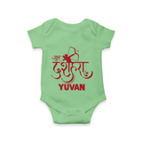 Ram Arrow Victory Dussehra Romper - GREEN - New Born (Chest 14")