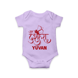Ram Arrow Victory Dussehra Romper - LILAC - New Born (Chest 14")