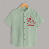 Ram Arrow Victory Dussehra Shirt - MINT GREEN - 0 - 6 Months Old (Chest 23")