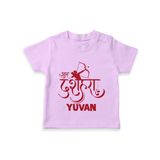 Ram Arrow Victory Dussehra T shirt - LILAC - 0-5 Months Old (Chest 17")