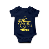 Ram Arrow Victory Dussehra Romper - NAVY BLUE - New Born (Chest 14")