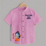 Little Ram Lalla Bow Warrior Shirt - BABY PINK - 0 - 6 Months Old (Chest 23")