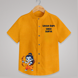Little Ram Lalla Bow Warrior Shirt - CHROME YELLOW - 0 - 6 Months Old (Chest 23")