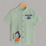 Little Ram Lalla Bow Warrior Shirt - MINT GREEN - 0 - 6 Months Old (Chest 23")