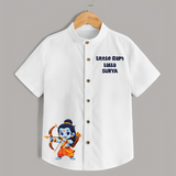 Little Ram Lalla Bow Warrior Shirt - WHITE - 0 - 6 Months Old (Chest 23")