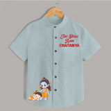 Jai Shree Ram Blessings Shirt - ARCTIC BLUE - 0 - 6 Months Old (Chest 23")