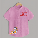 Jai Shree Ram Blessings Shirt - BABY PINK - 0 - 6 Months Old (Chest 23")