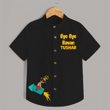Bye Bye Ravan Dussehra Fun Shirt - BLACK - 0 - 6 Months Old (Chest 23")