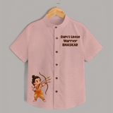 Ram’s Little Warrior Arrow Shirt - PEACH - 0 - 6 Months Old (Chest 23")